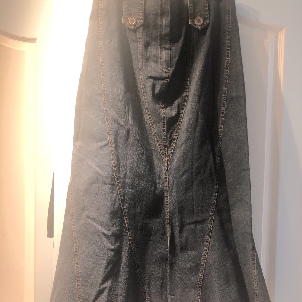 Denim  long skirt size 40 , size 8-10 USA